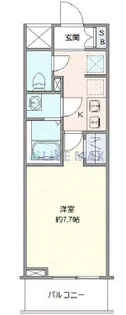 Log登戸station side【2階】の間取り