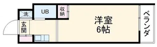 ジョイフル大和南【3階】の間取り