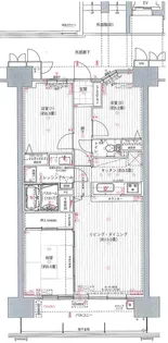 サーパスシティ桜通り【13階】の間取り