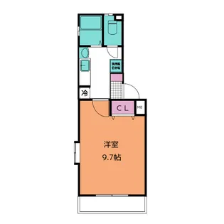 ディアコート【2階】の間取り
