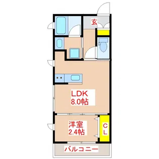 Alegria【2階】の間取り