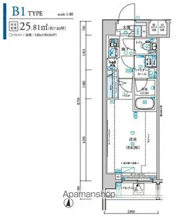 メインステージ森下駅前【2階】の間取り