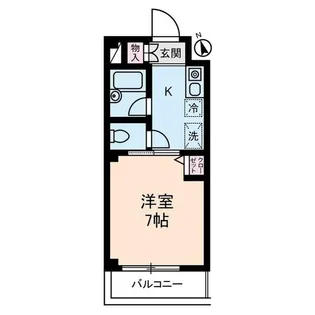 アビテコート【2階】の間取り