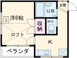 コーポ佐々木【2階】の間取り