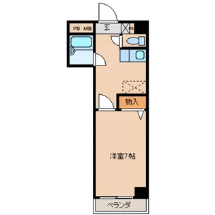 メゾンK・L・F【3階】の間取り