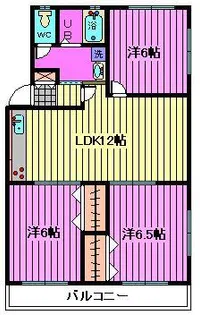 第2原田マンション【1階】の間取り