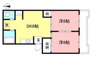 上原コーポ【3階】の間取り