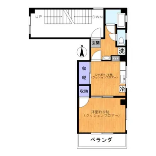 ラガール富士見ヶ丘【3階】の間取り