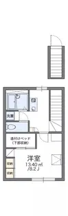 レオパレステュルコワーズ【2階】の間取り