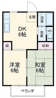 ハイグレード峯岸II【1階】の間取り