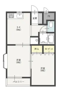 レジオン・ドヌールIIドリームハウス【1階】の間取り