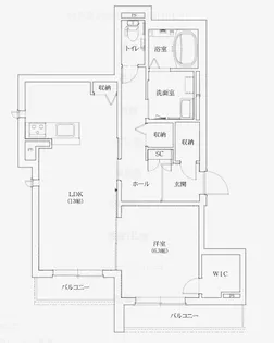 ヴィラグレイス【1階】の間取り