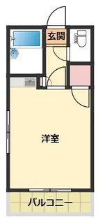ラポール・中津【2階】の間取り