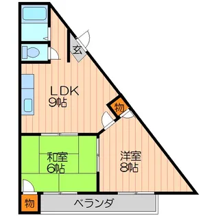 桜園ロイヤルライフ【4階】の間取り