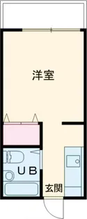 コーポグレースA【1階】の間取り