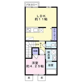 シャンゼリゼ【2階】の間取り