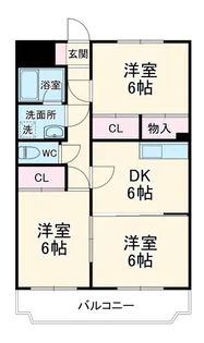レジデンス今村B【2階】の間取り