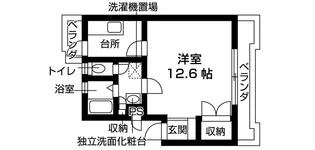 メゾンドプルニエ【5階】の間取り