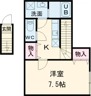 エテルノヴァローレ狭山【2階】の間取り