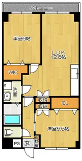 アークヒルズ上近江【1階】の間取り