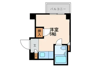 シャトレ・サン・パティオ【4階】の間取り