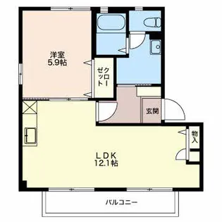 モン・ルポ【2階】の間取り