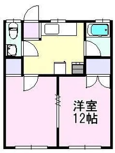 サンハイツ【1階】の間取り