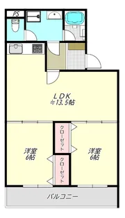 ブルンネン宮前平【3階】の間取り