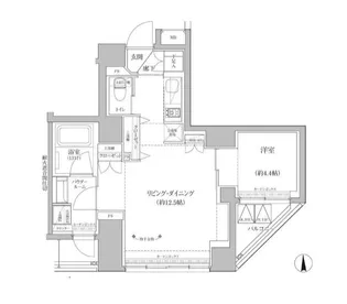 RELUXIA上野EAST【10階】の間取り