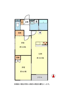 麻利サウスルーチェ【1階】の間取り