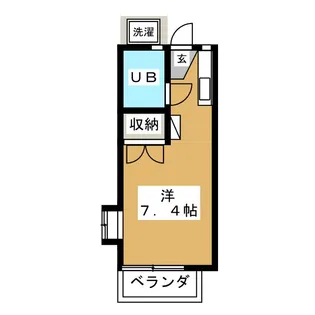 リーハイム【1階】の間取り