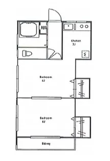 西六郷三井ハウス【2階】の間取り