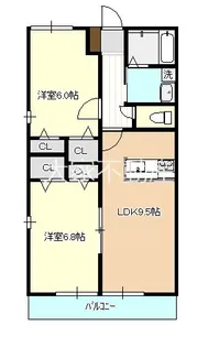 サンライズヒルいいもり【2階】の間取り