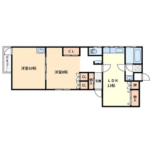 JMアパート【1階】の間取り