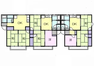 プレジール高田II【1階】の間取り