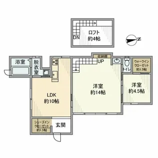 東京都練馬区平和台1【一戸建】の間取り