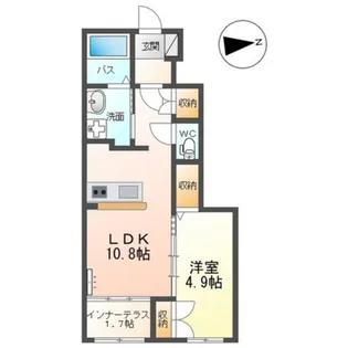 マロニエ・コートA【1階】の間取り