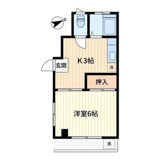 ヴィラ上池【1階】の間取り