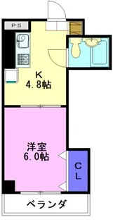シンフォニックガーデン駅西【3階】の間取り