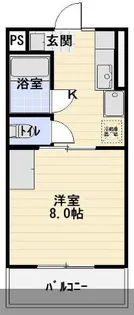 レジデンスヤマサI【2階】の間取り
