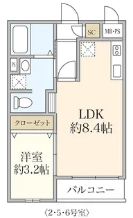 T&T Morino【1階】の間取り