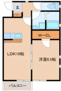 仮)白萩町新築アパート【3階】の間取り