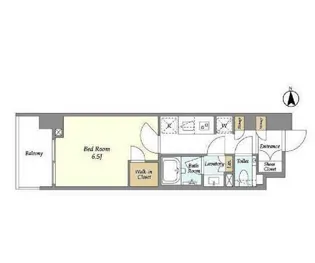 オーキッドレジデンス渋谷富ヶ谷【9階】の間取り