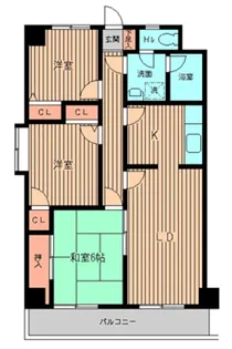 東京都江戸川区西葛西7【マンション】の間取り