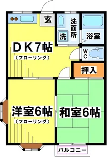 サンロリアン【1階】の間取り