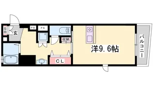 アスヴェルみなと元町OceanFront【4階】の間取り