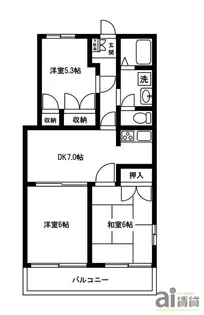 東京都練馬区大泉学園町8【マンション】の間取り
