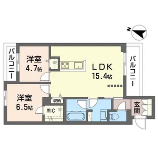 新築プレテール【2階】の間取り