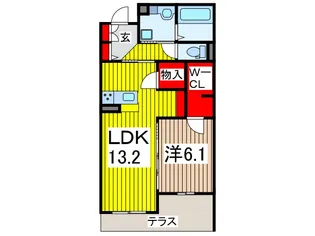 CAMELOTII【2階】の間取り