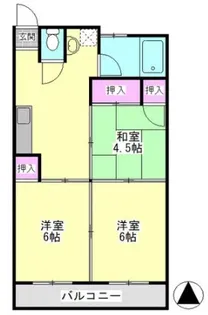 3DKの間取り画像